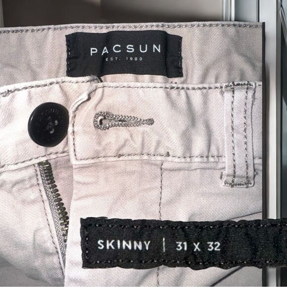 PacSun l Ladies Pants, Cream l 4 Pocket Design l 31x32 l VGUC - Picture 3 of 10